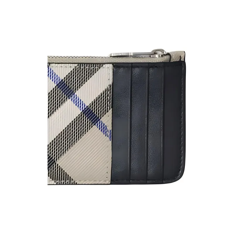 Burberry Polyurethane Card Holder Women's Ground Cloth Color-3