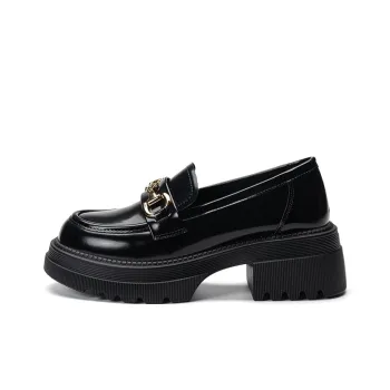 EXULL Q Loafers Women's Mirror Finish Black