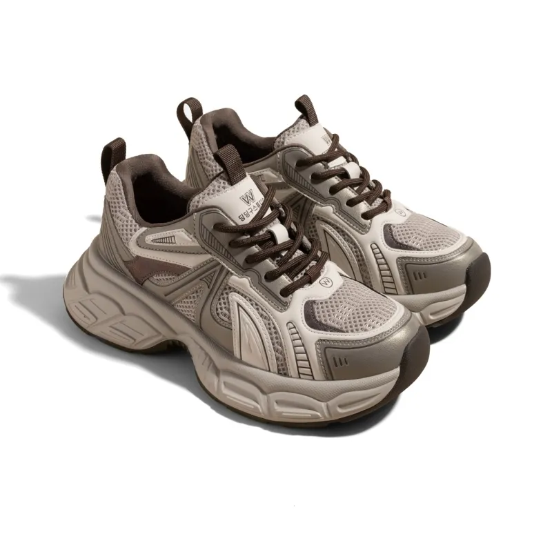 KODI Anti-Slip Wear-Resistant Low-Top Chunky Sneakers Women's-12