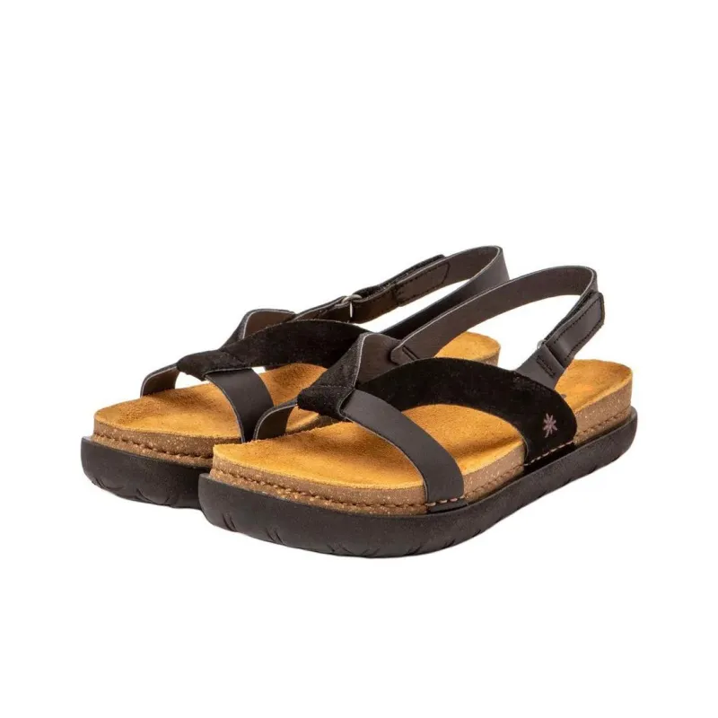 Art RHODES Strap Sandals Women's Black-1