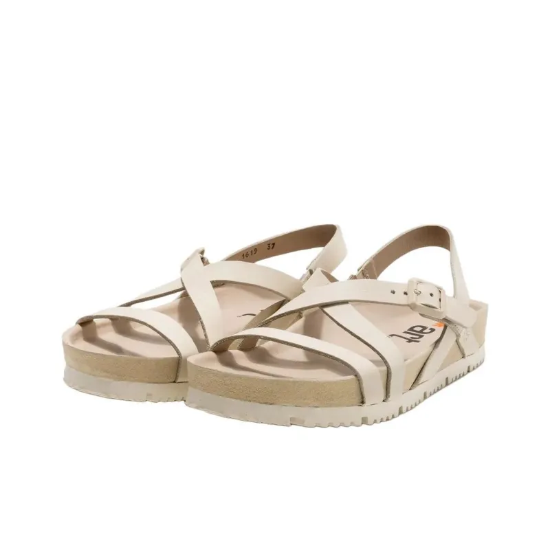 Art BURDEOS Strap Sandals Women's Beige-1