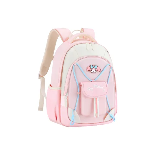 Hello Kitty Sanrio Series Polyester Elementary And Middle School Backpack Women's Pink