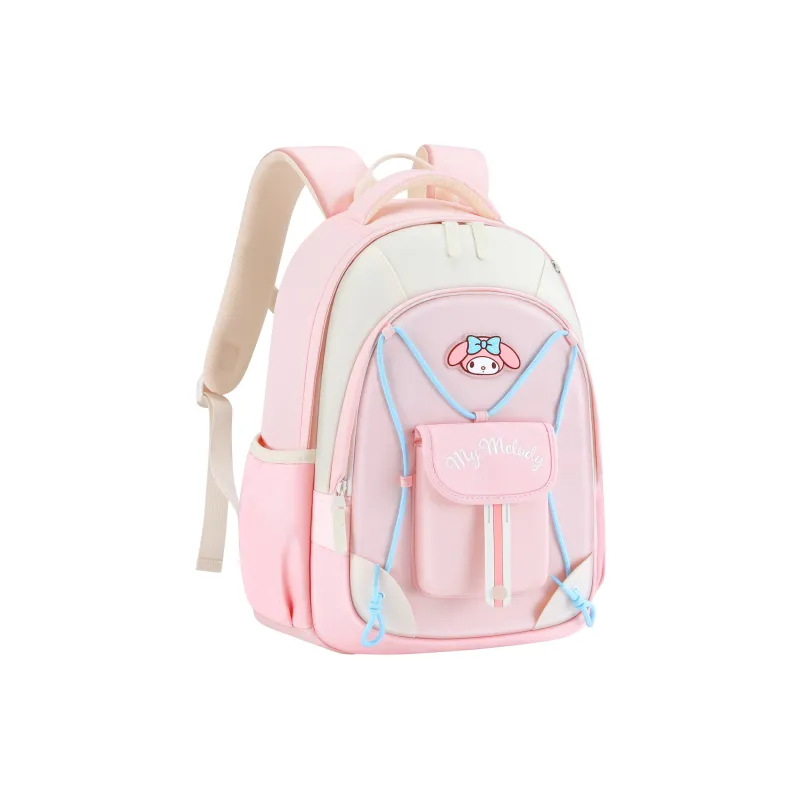 Hello Kitty Sanrio Series Polyester Middle And High School Backpack Women's Pink-0
