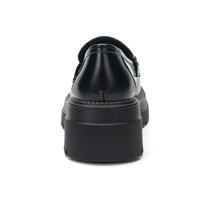 EXULL Q Loafers 5.5cm Women's Matte Black-3