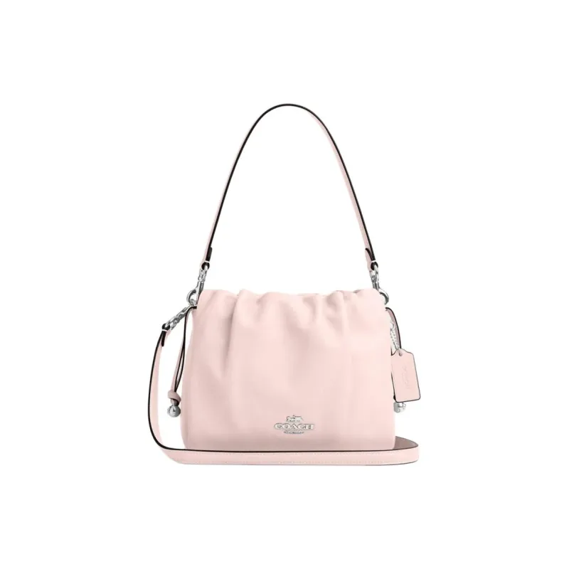 COACH Faye Cow Leather Crossbody Bag Shoulder Bag Small Size Women's Light Pink Red-0