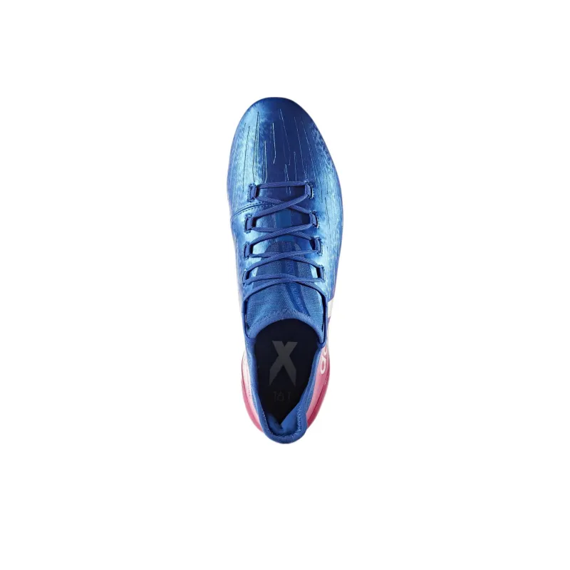 Adidas X 16.1 Anti Slip Wear Resistant Soccer Shoes Men's Blue Pink-1