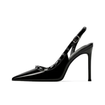 MCKP Slim Heel High Heels 8cm Women's Black
