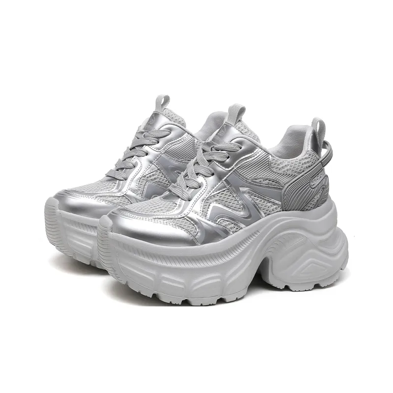 CARDANRO Small-sized Sky Vegetables Low-Top Chunky Sneakers Women's-8
