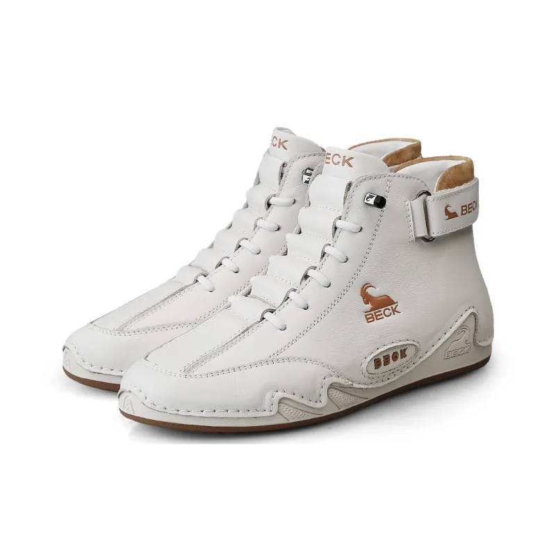 BECK Ankle Boots Women's Ecru-2