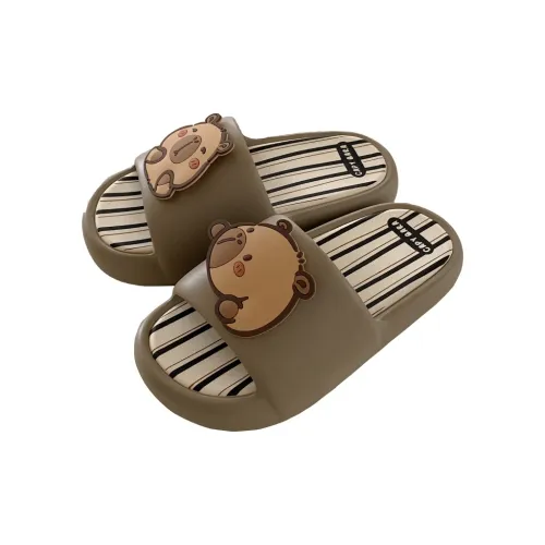 Thin Strips Slippers Unisex, Desert Brown