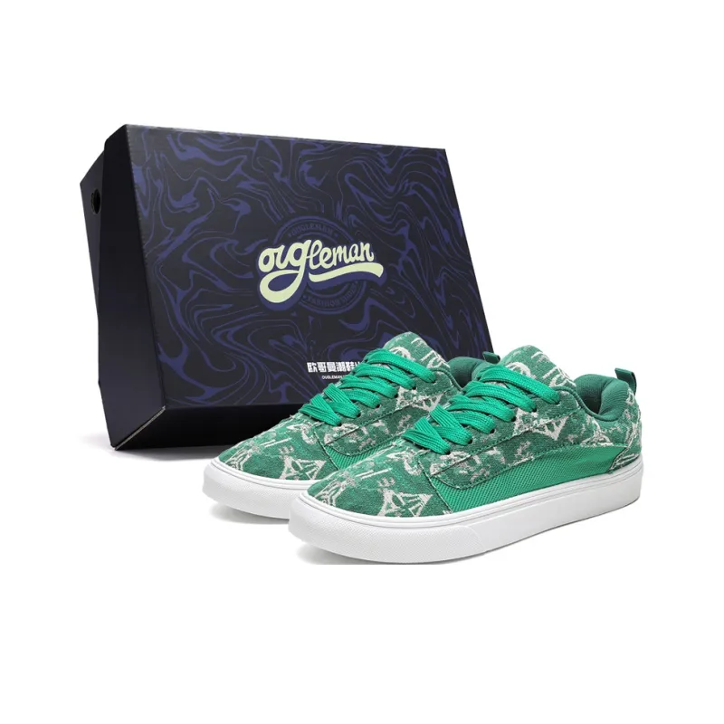 OUGLEMEN Lightweight Wear-Resistant And Slip-Resistant Low-Top Canvas Shoes Unisex Box-8