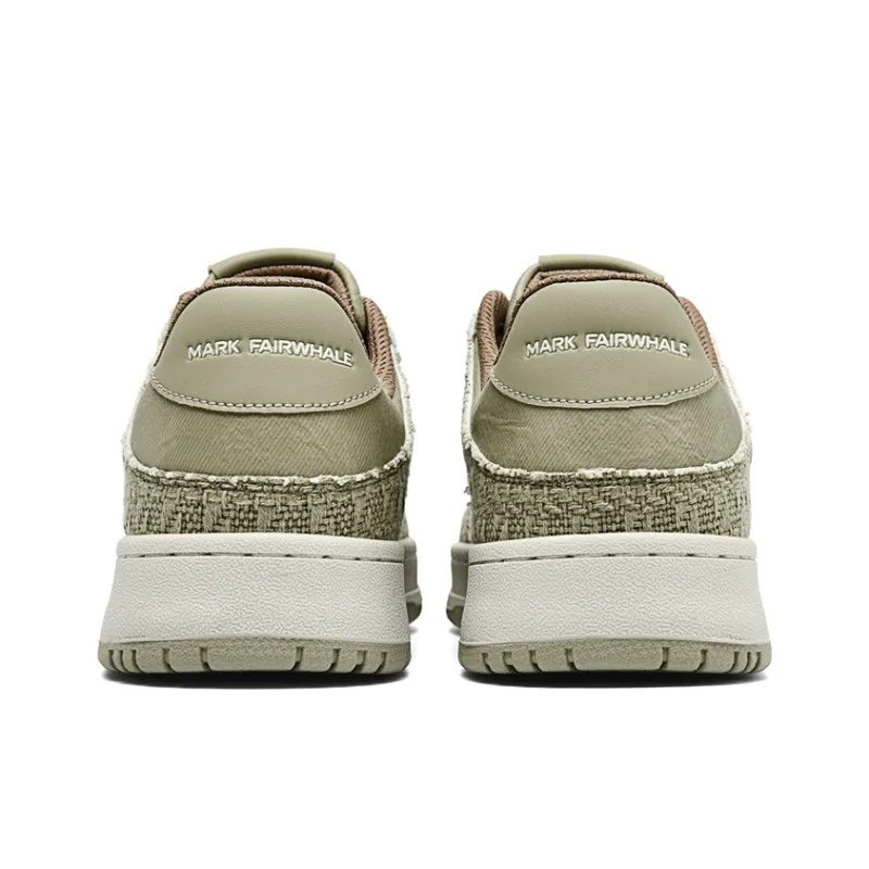 FAIRWHALE Bone Shadow Light Tread Height Increasing Abrasion Resistant Slip Resistant Low Top Skateboard Shoes Unisex-8