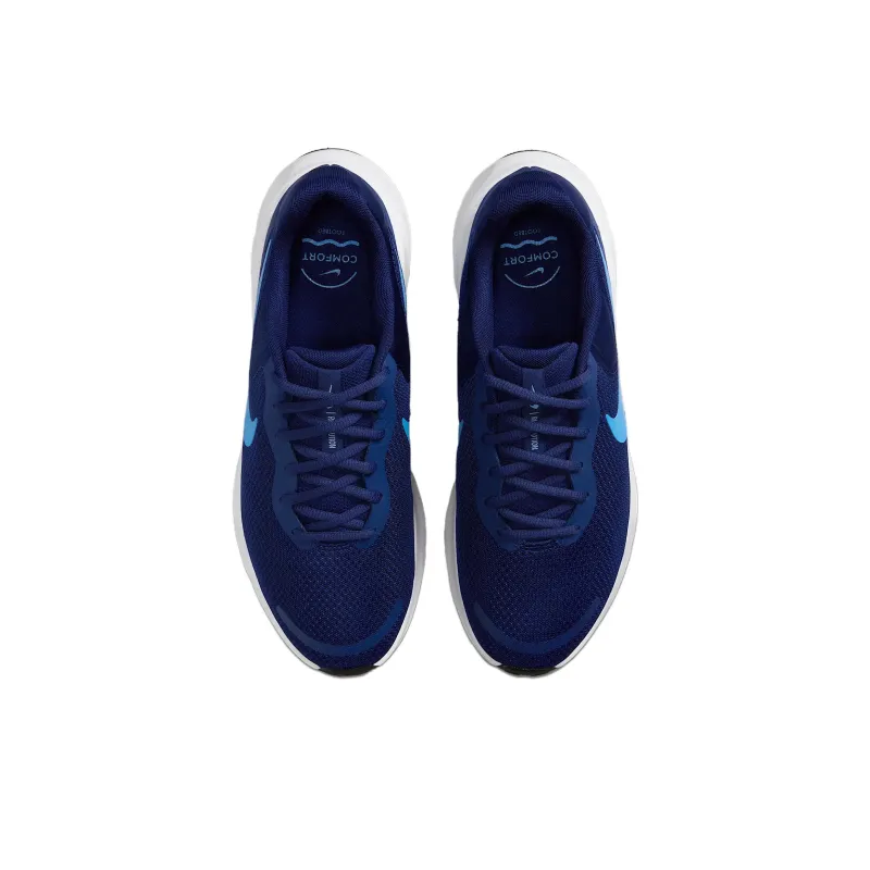 Nike Revolution 7 Blue Void White Black University Blue-3