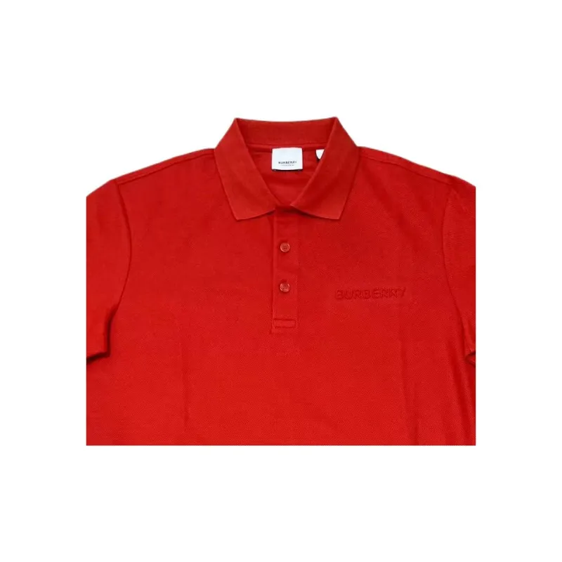 Burberry SS24 Polo Shirt Men's Red-2