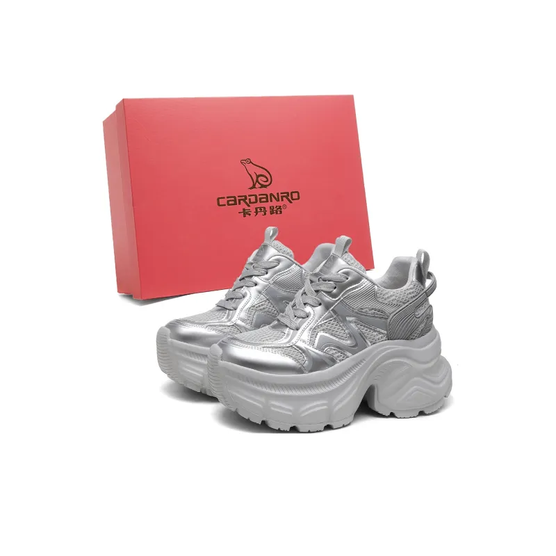 CARDANRO Small-sized Sky Vegetables Low-Top Chunky Sneakers Women's-11