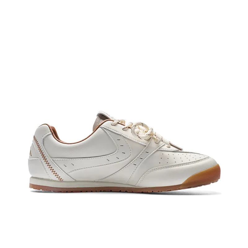Kappa Anti Slip Wear Resistant Low Top Skateboard Shoes Women's Winter Day White-1