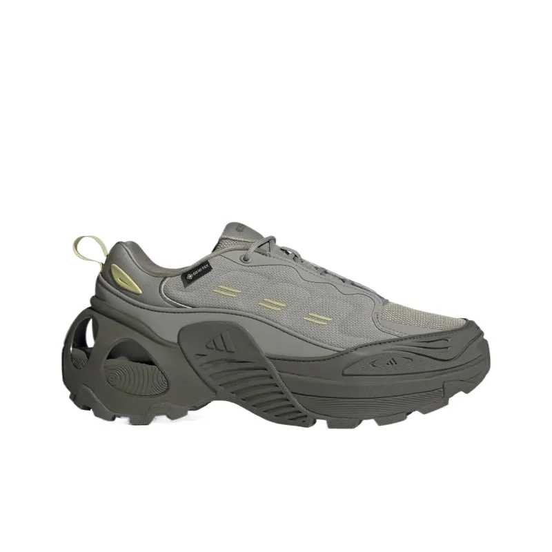 Adidas Wonder Runner Slip Resistant Low Top Running Shoes Unisex Strata Olive Green Light Gold Pebble Silver Gray-1