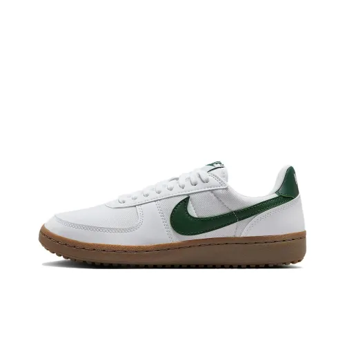 Nike Zoom Field General Anti-Slip Wear-Resistant Low-Top Casual Shoes Women's White Green