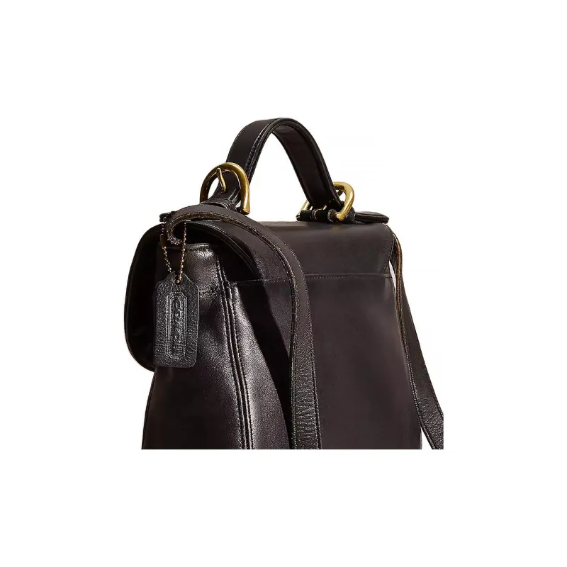 COACH Soho Gloves Made Of Tanned Leather Shoulder Bag Crossbody Bag Handbag Small Size Women's Black-3