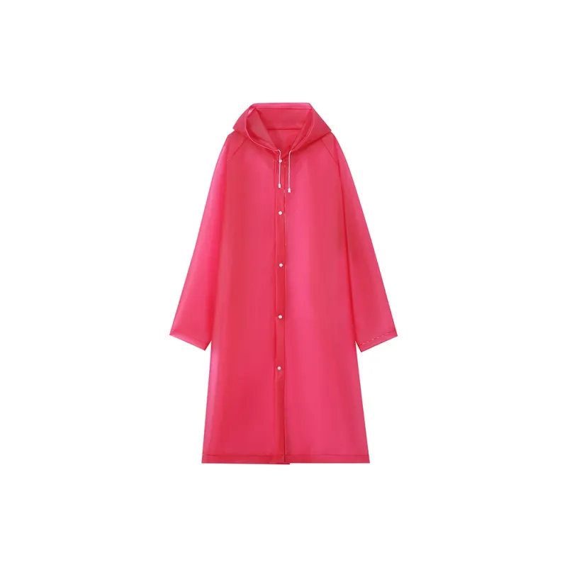 ENGMARSS Long Trench Coat Style Raincoat-2