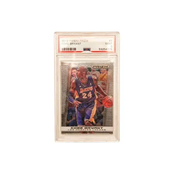 PANINI 2013 14 Prizm Kobe Bryant Kobe, Bryant, Black Mamba, Large Scale PZ Base PSA 9 Grade Graded Cards 1 Pc