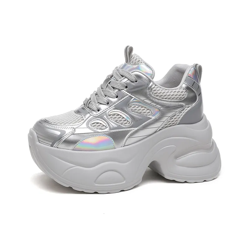 CARDANRO Small sized Sky Vegetables Low Top Chunky Sneakers Women's-8