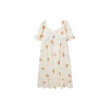 Sleeping Beauty Nightgown Women's Apricot