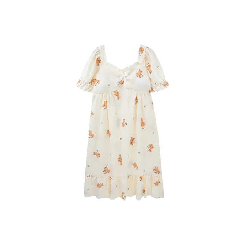 Sleeping Beauty Nightgown Women's Apricot-0