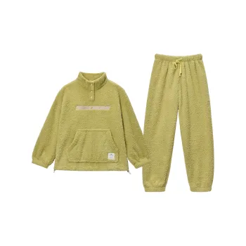 Skechers Pajama Set Women's Mustard Green