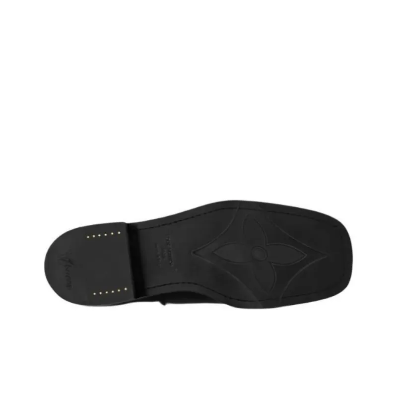 LOUIS VUITTON LV Agent Ankle Boots Men's Black-3