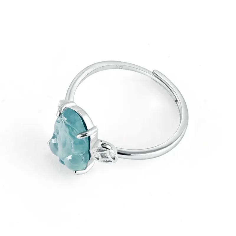 Emerald Glutinous Jade Jadeite Rings Women's-3