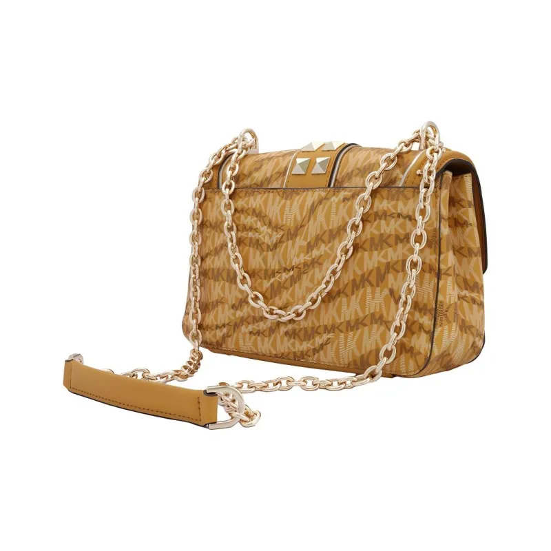 MICHAEL KORS Soho Canvas Crossbody Bag Shoulder Bag Large Size Women's Chrysanthemum X Grandiflorum-2