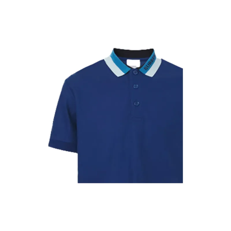 Burberry SS22 Polo Shirt Men's Blue-3