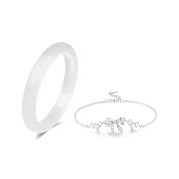 TRUE ME Glass Cat Eye Bangles Women's