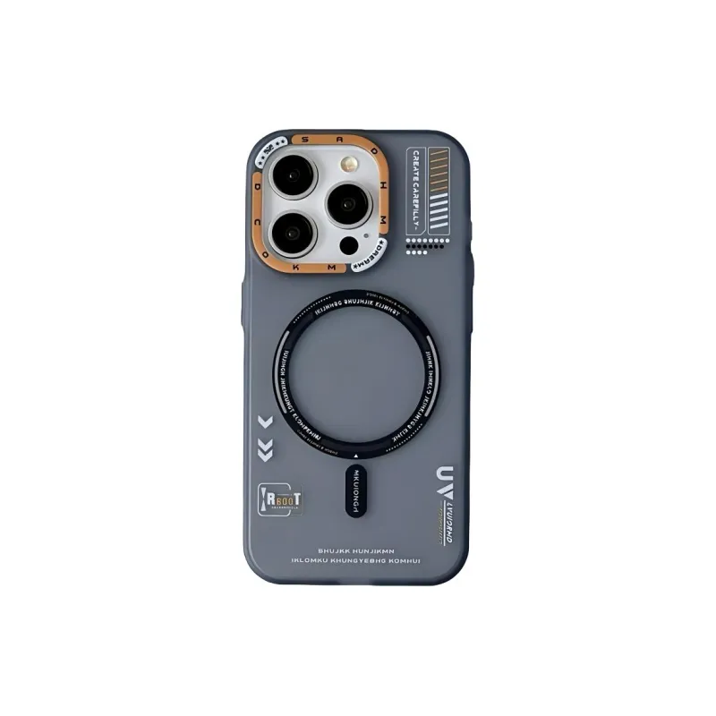 Wei Xin Acrylic Material Matte Skin Feel Magnetic Phone Cases Compatible With IPhone 16/15 Pro Max/Apple 13/14 Pro/Max-1