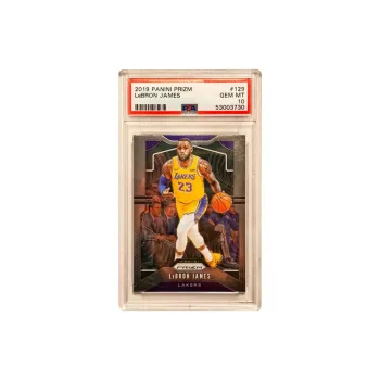 PANINI Lebron James 2019 PANINI Prizm #129 PSA Or Bgs Graded