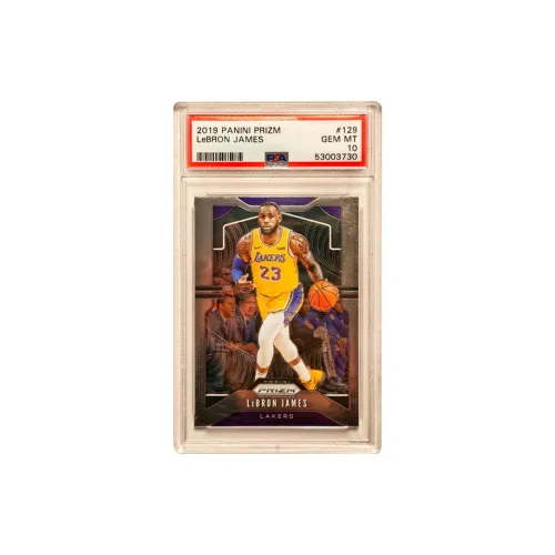 PANINI Lebron James 2019 PANINI Prizm #129 PSA Or Bgs Graded