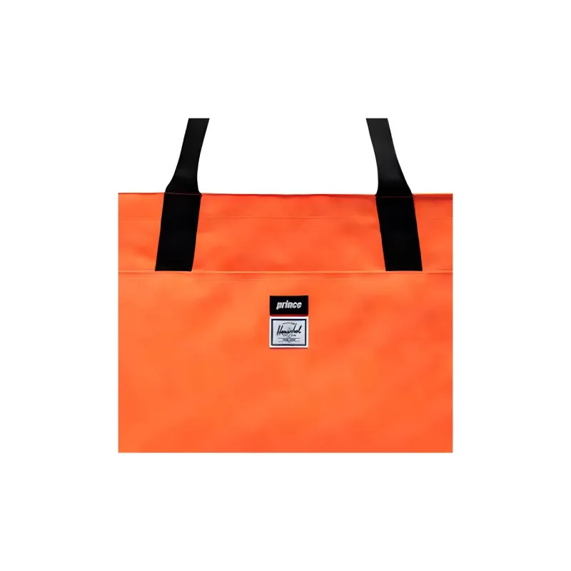 Herschel Prince Collaboration Recycled Main Body Fabric Tote Bag Shopping Bag Shoulder Bag Handbag Unisex Neon Orange-4
