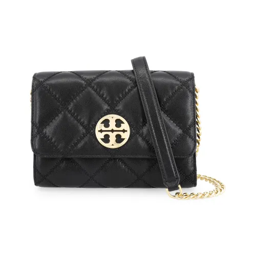 TORY BURCH TB Willa Cow Leather Shoulder Bag Crossbody Bag Women's Black