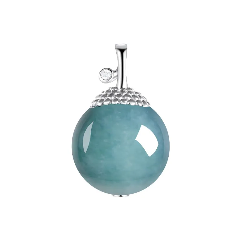 Emerald Glutinous Jade Necklaces Women's-2