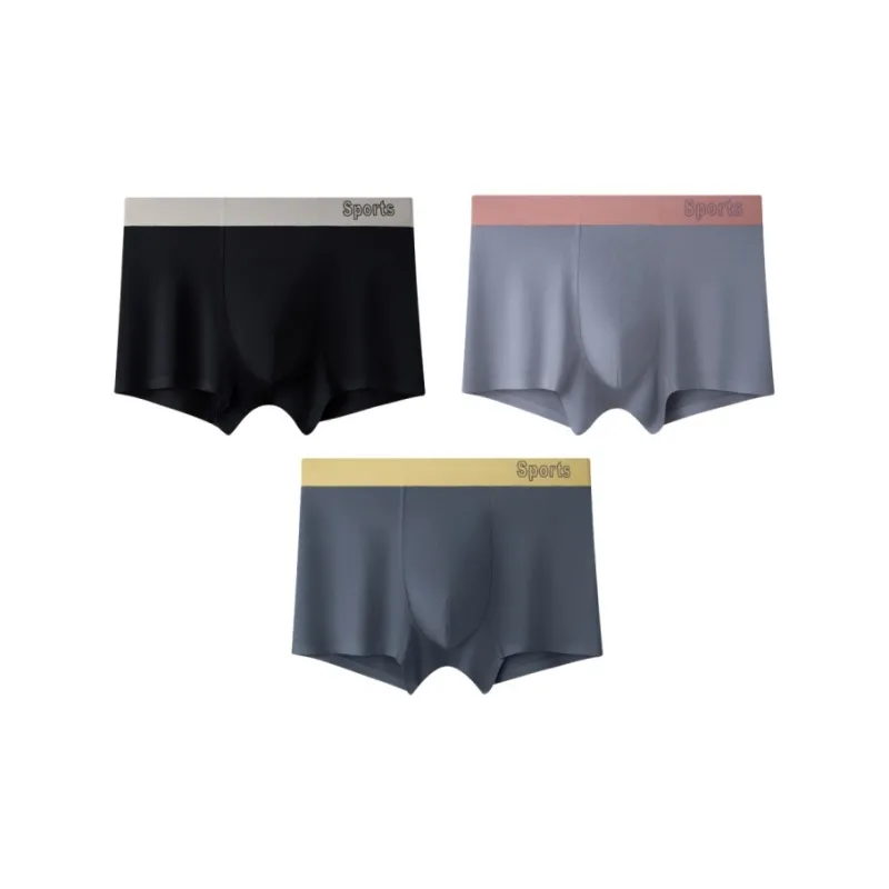 Qiao Ni Tong Underpants Men's 3 Pack-8