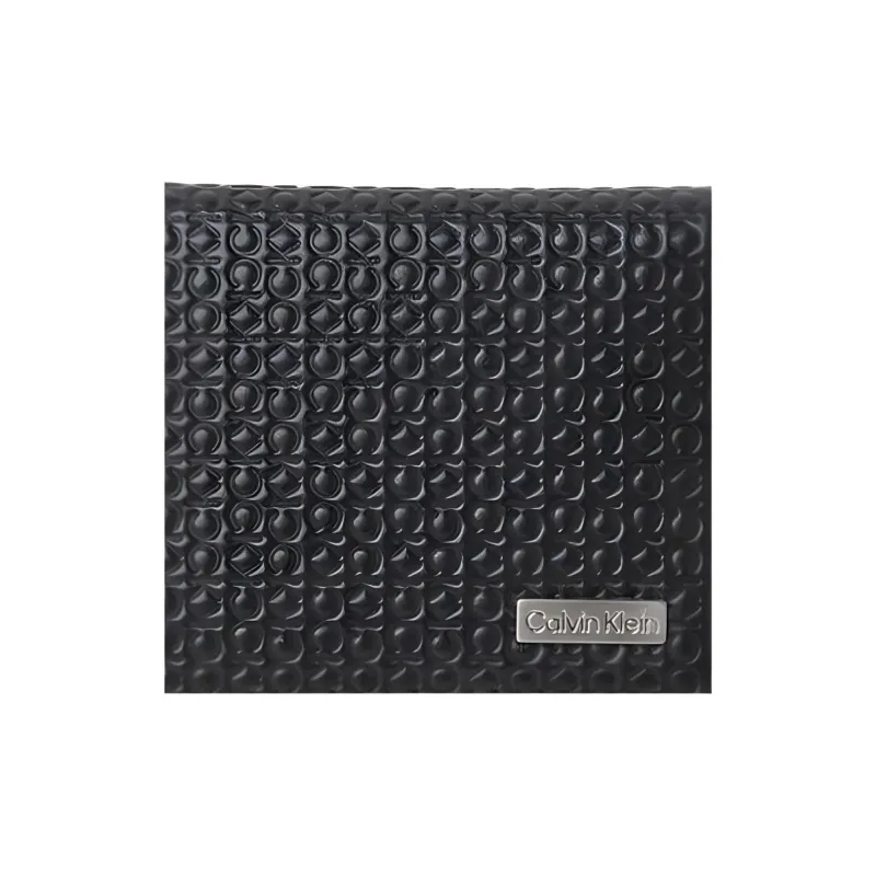 CALVIN KLEIN Leather Card Holder Unisex Black-4