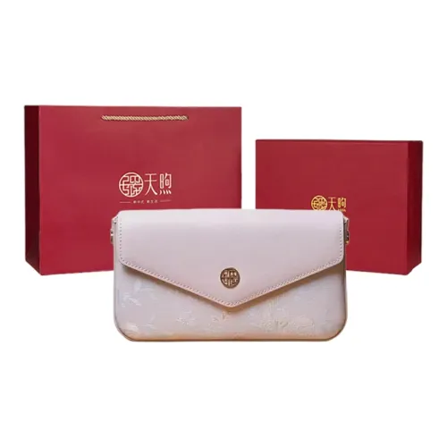 Pmsi Cow Leather Crossbody Bag Trumpets Women's Pink