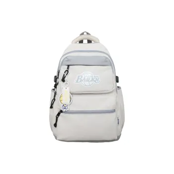 GOBLIN SHARKS 1759 Nylon Backpack Regular Unisex White & Gray/Black/White & Coffee/Blue/Red
