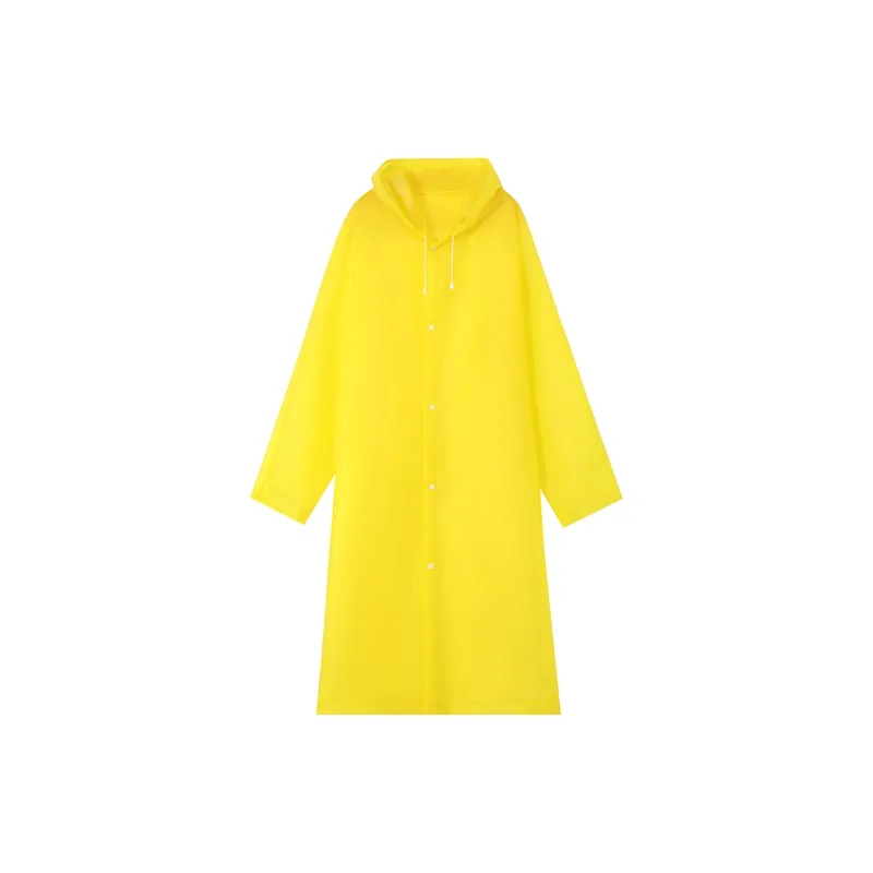 ENGMARSS Long Trench Coat Style Raincoat-4