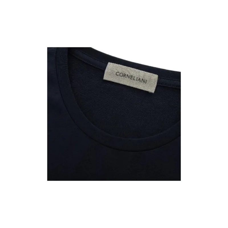 CORNELIANI FW24 T Shirt Men's Navy Blue-6