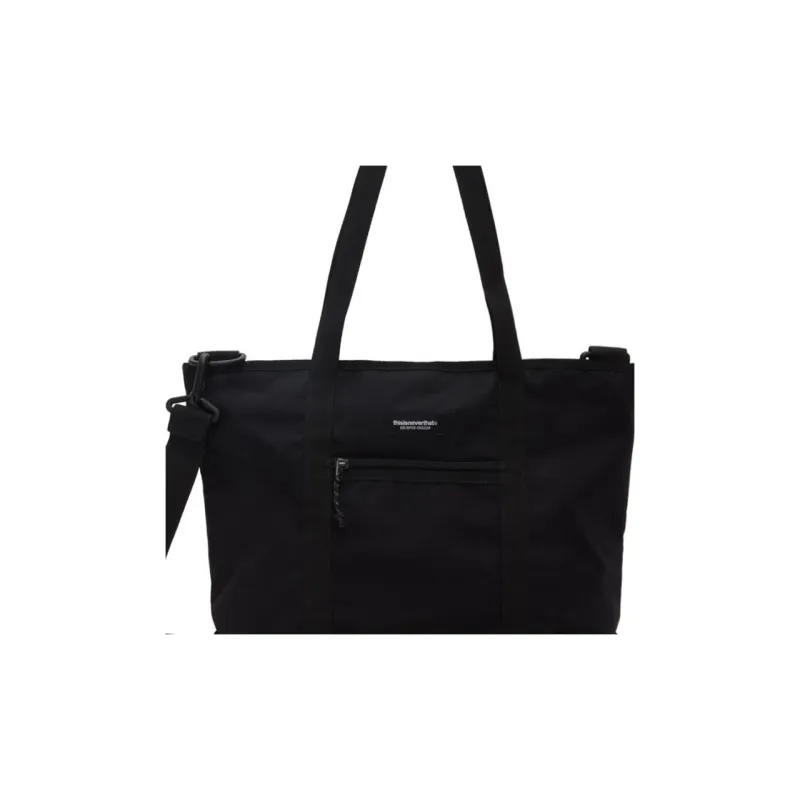 Thisisneverthat Nylon Tote Bag Shopping Bag Crossbody Handbag Unisex Black-3