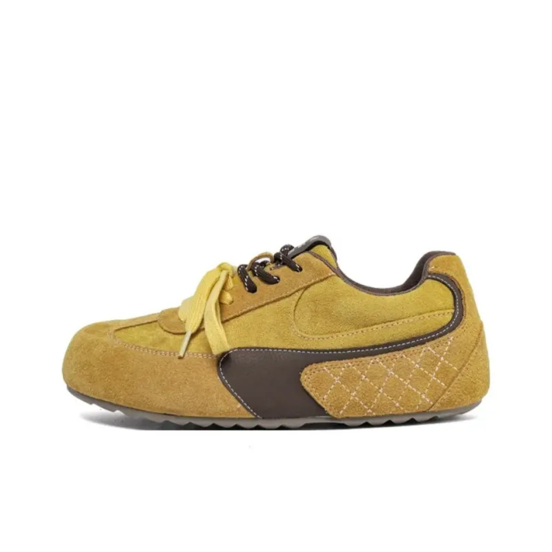 Medd Casual Shoes Women's Low Top Yellow-15