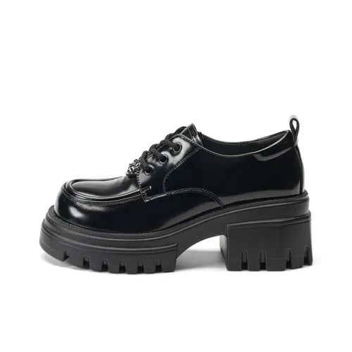 EXULL Q Casual Single Shoes 6cm Women's Black