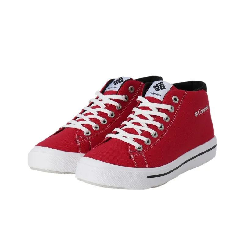 Columbia Slip Resistant Mid Top Casual Shoes Unisex Sunset Red-2